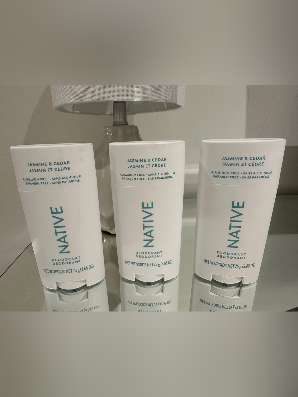 NWT Native Deoderant Mini Bundle Jasmine & Cedar Set of Three